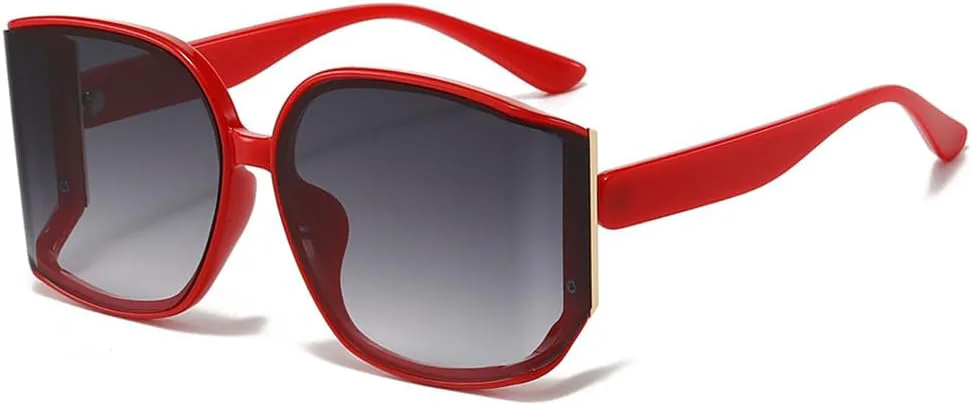Большие солнцезащитные очки для женщин в винтажном стиле с градиентным переходом, солнцезащитные очки для женщин с защитой от УФ-излучения UV400 HCPIHF, Red
Большие солнцезащитные очки для женщин в винтажном стиле с градиентным переходом, солнцезащитные очки для женщин с защитой от УФ-излучения UV400 HCPIHF, Red