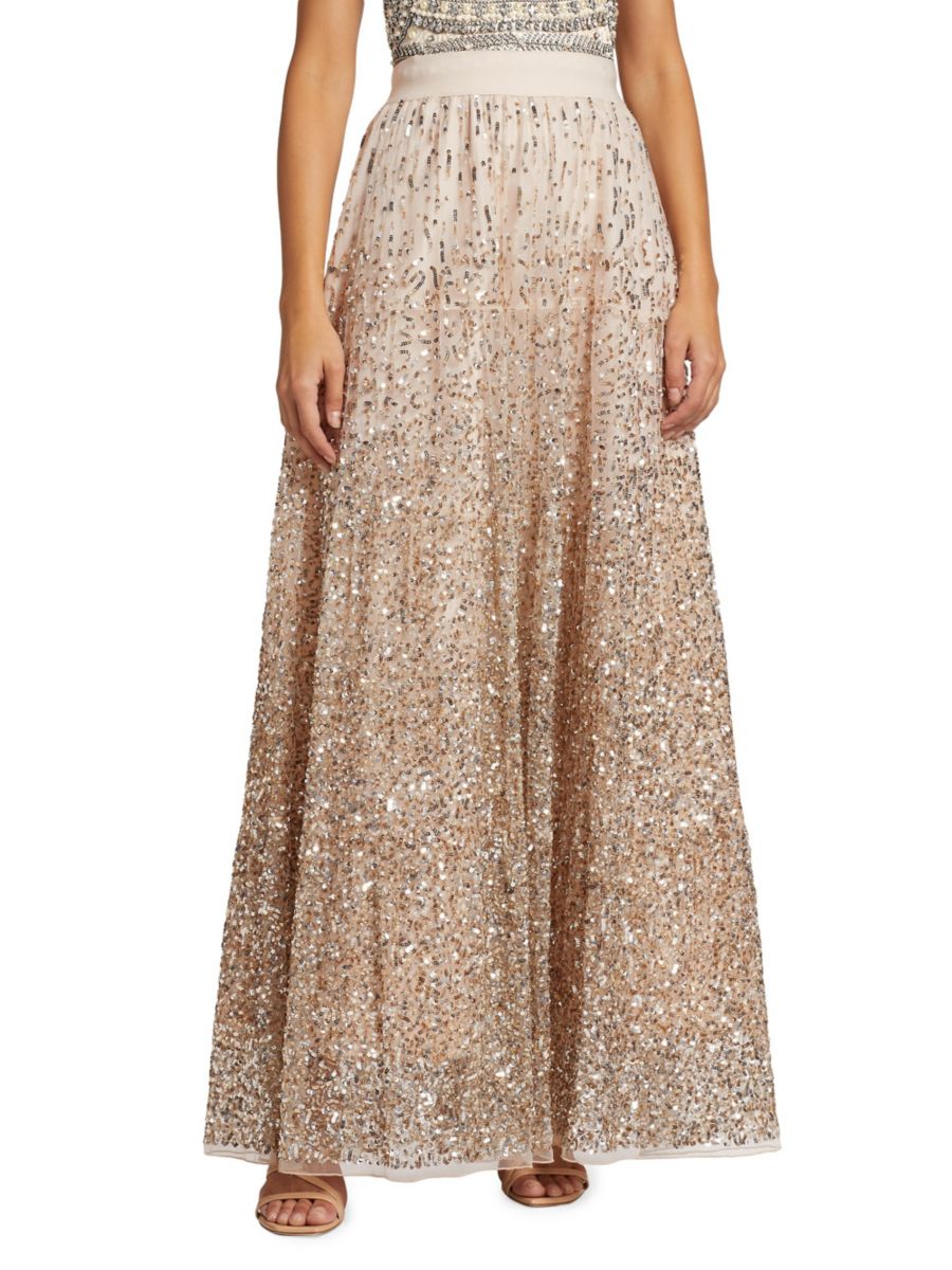 Юбка Catrina длиной до пола с пайетками Alice + Olivia, цвет Champagne
Юбка Catrina длиной до пола с пайетками Alice + Olivia, цвет Champagne