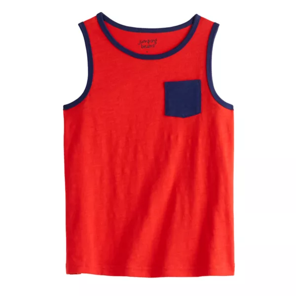 Майка с карманами для мальчиков 4-12 лет Jumping Beans, цвет poppy bouquet 
Майка с карманами для мальчиков 4-12 лет Jumping Beans, цвет poppy bouquet