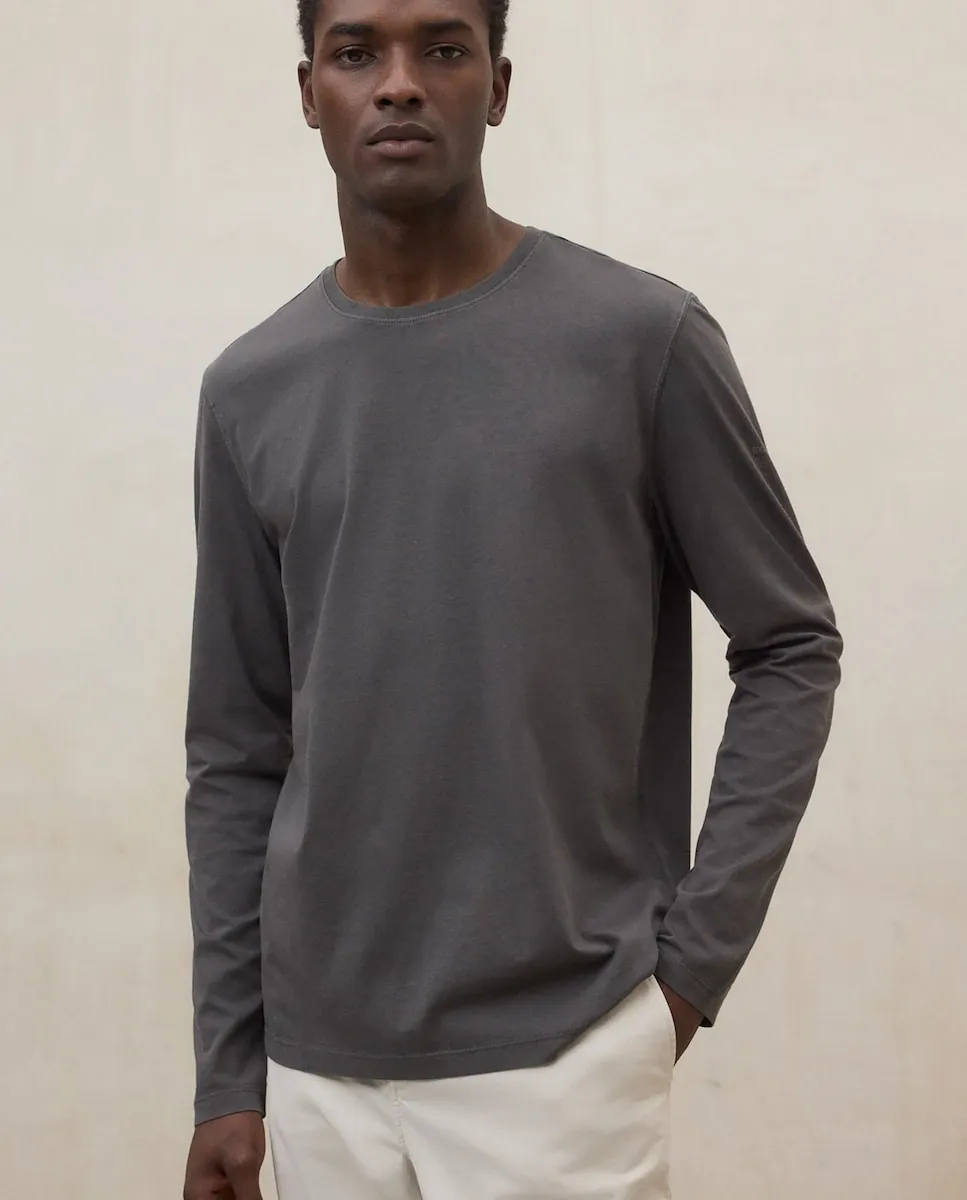Мужская футболка с длинным рукавом и круглым вырезом Ecoalf, темно-серый
Мужская футболка с длинным рукавом и круглым вырезом Ecoalf, темно-серый