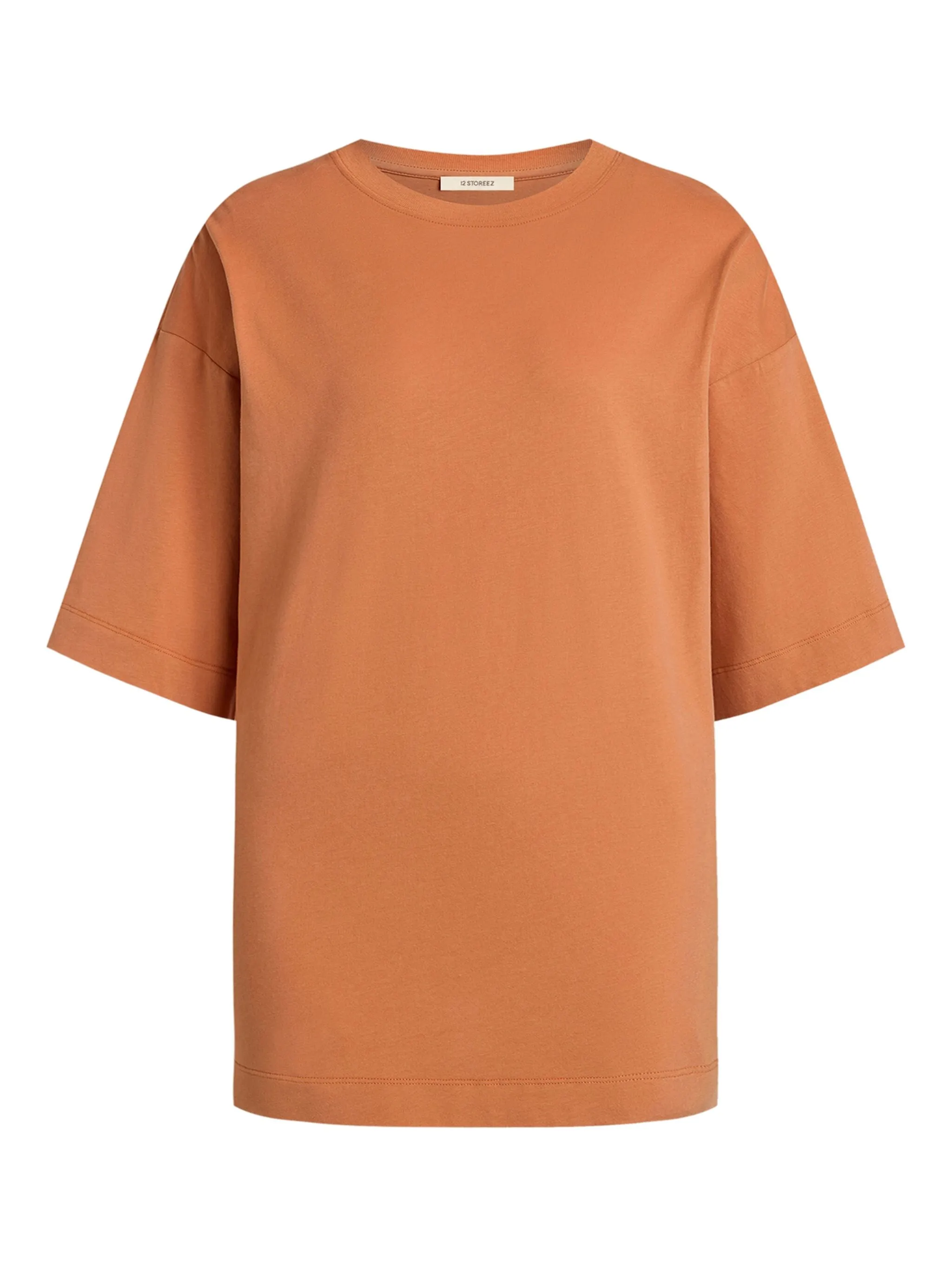 Футболка с круглым вырезом 12 Storeez, оранжевый
Футболка с круглым вырезом 12 Storeez, оранжевый