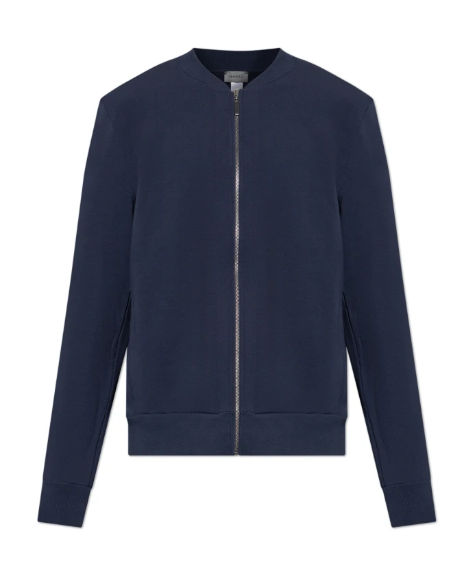 Хлопковая толстовка с карманами Hanro, синий
Хлопковая толстовка с карманами Hanro, синий