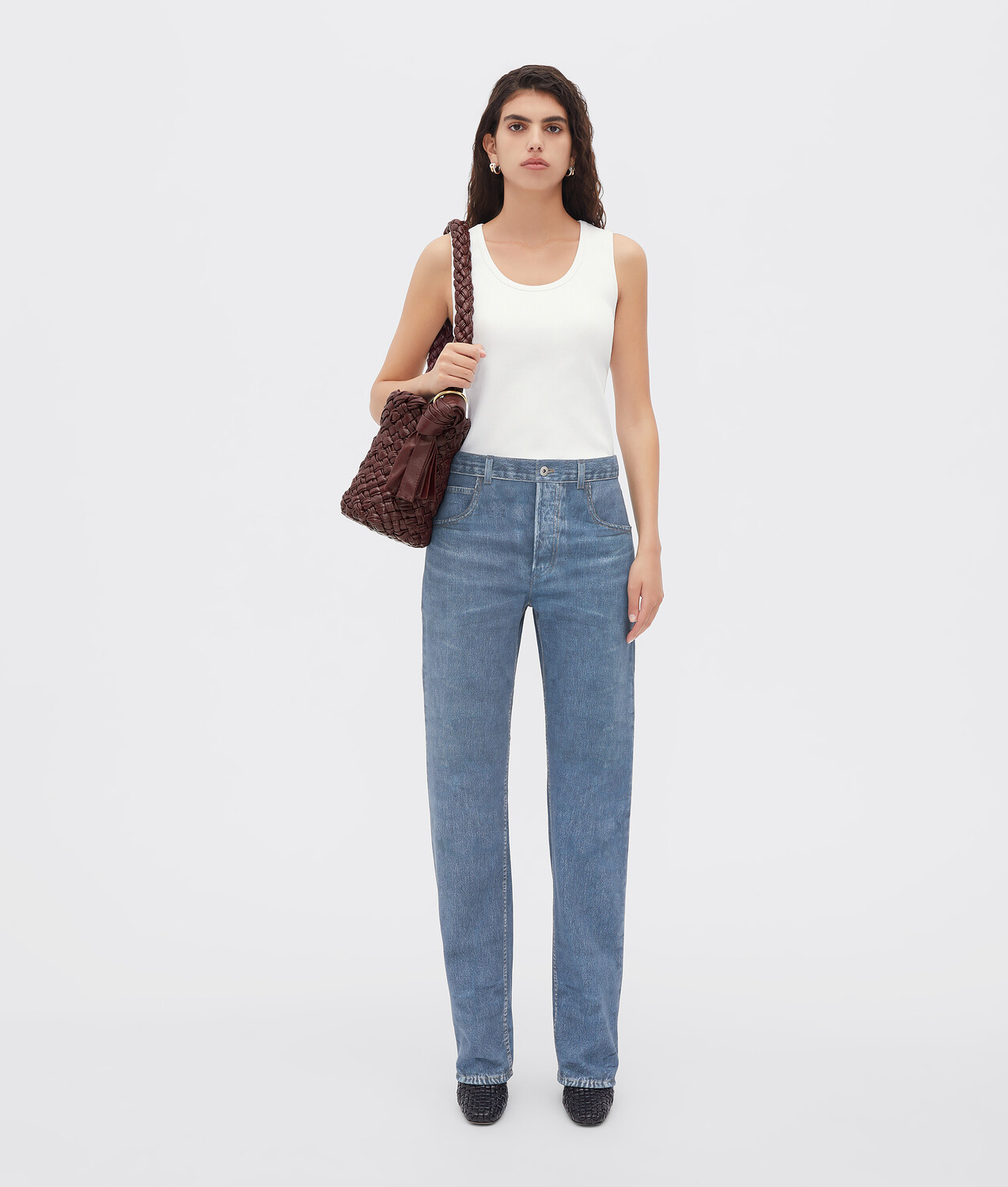 Майка из эластичного хлопка в рубчик Bottega Veneta
Майка из эластичного хлопка в рубчик Bottega Veneta