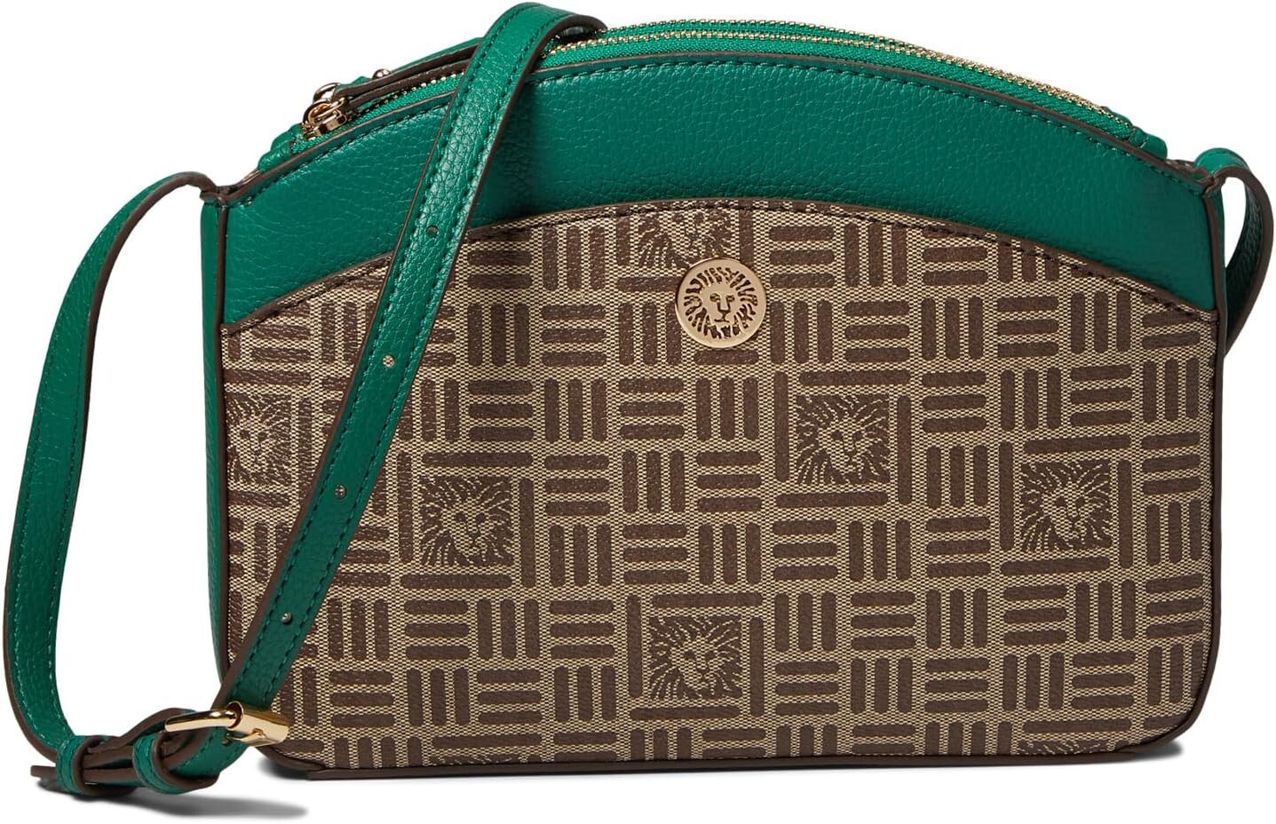 Сумка кросс-боди Anne Klein Tile Lion Logo Double Zip Crossbody, цвет Cream Brown/Palm Leaf, Коричневый, Сумка кросс-боди Anne Klein Tile Lion Logo Double Zip Crossbody, цвет Cream Brown/Palm Leaf
Сумка кросс-боди Anne Klein Tile Lion Logo Double Zip Crossbody, цвет Cream Brown/Palm Leaf, Коричневый, Сумка кросс-боди Anne Klein Tile Lion Logo Double Zip Crossbody, цвет Cream Brown/Palm Leaf