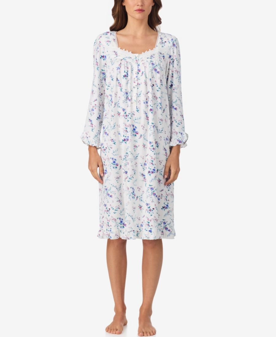 Женская балетная ночная рубашка с длинными рукавами Eileen West, White Multi
Женская балетная ночная рубашка с длинными рукавами Eileen West, White Multi