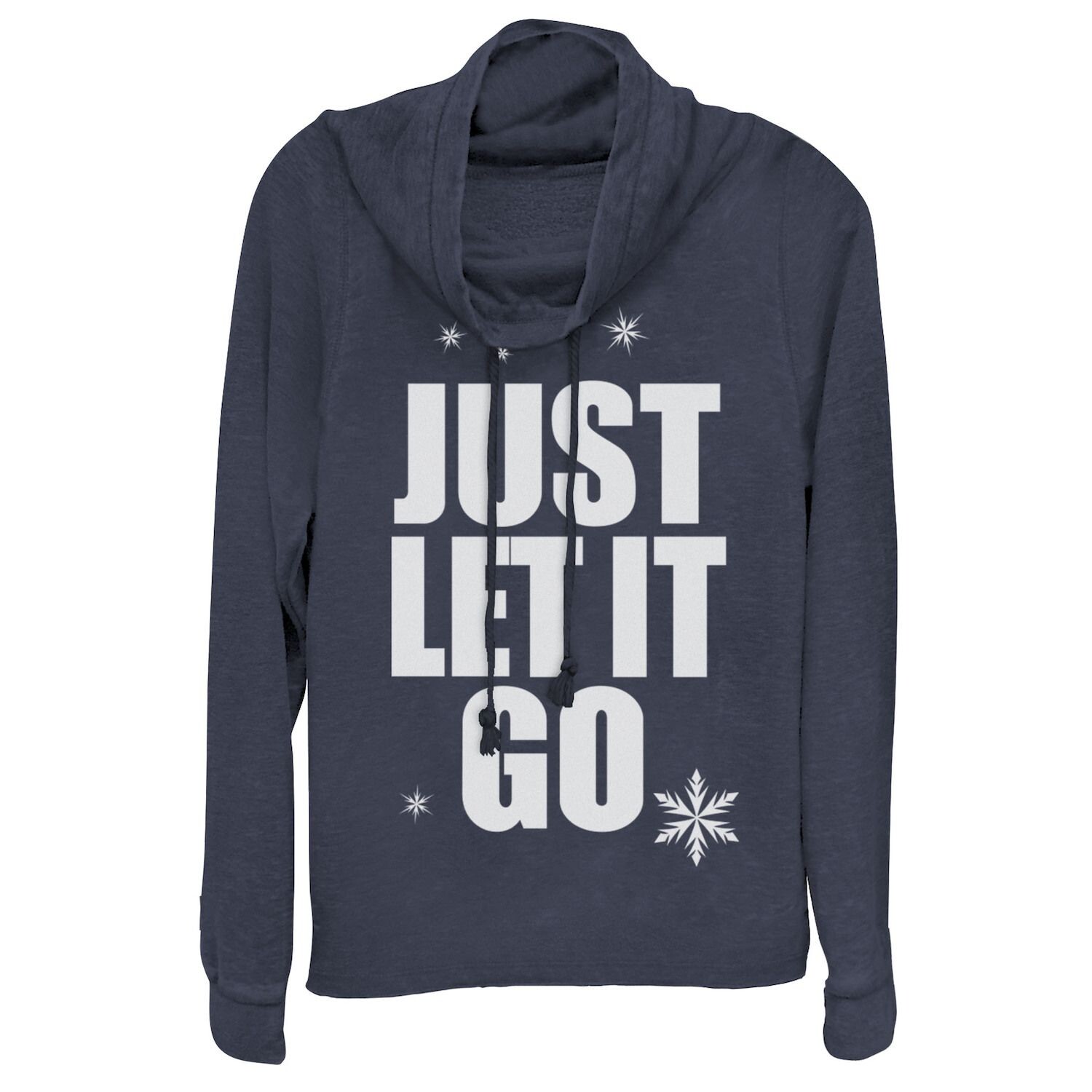 Удобный детский топ Disney's Wreck It Ralph 2 Junior с рисунком Just Let It Go и воротником-хомутом Licensed Character