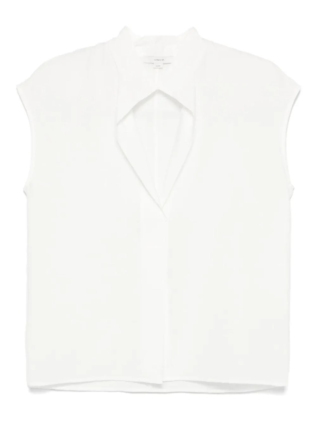 Блузка из вуали с рукавами-крылышками Vince, белый 
Блузка из вуали с рукавами-крылышками Vince, белый