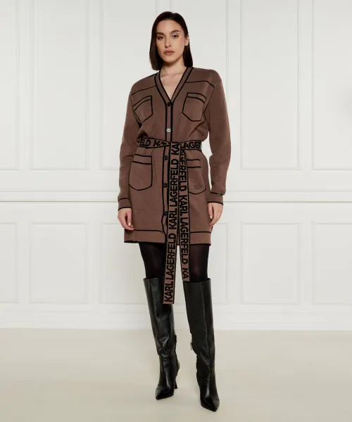Кардиган Relaxed fit Karl Lagerfeld, коричневый
Кардиган Relaxed fit Karl Lagerfeld, коричневый