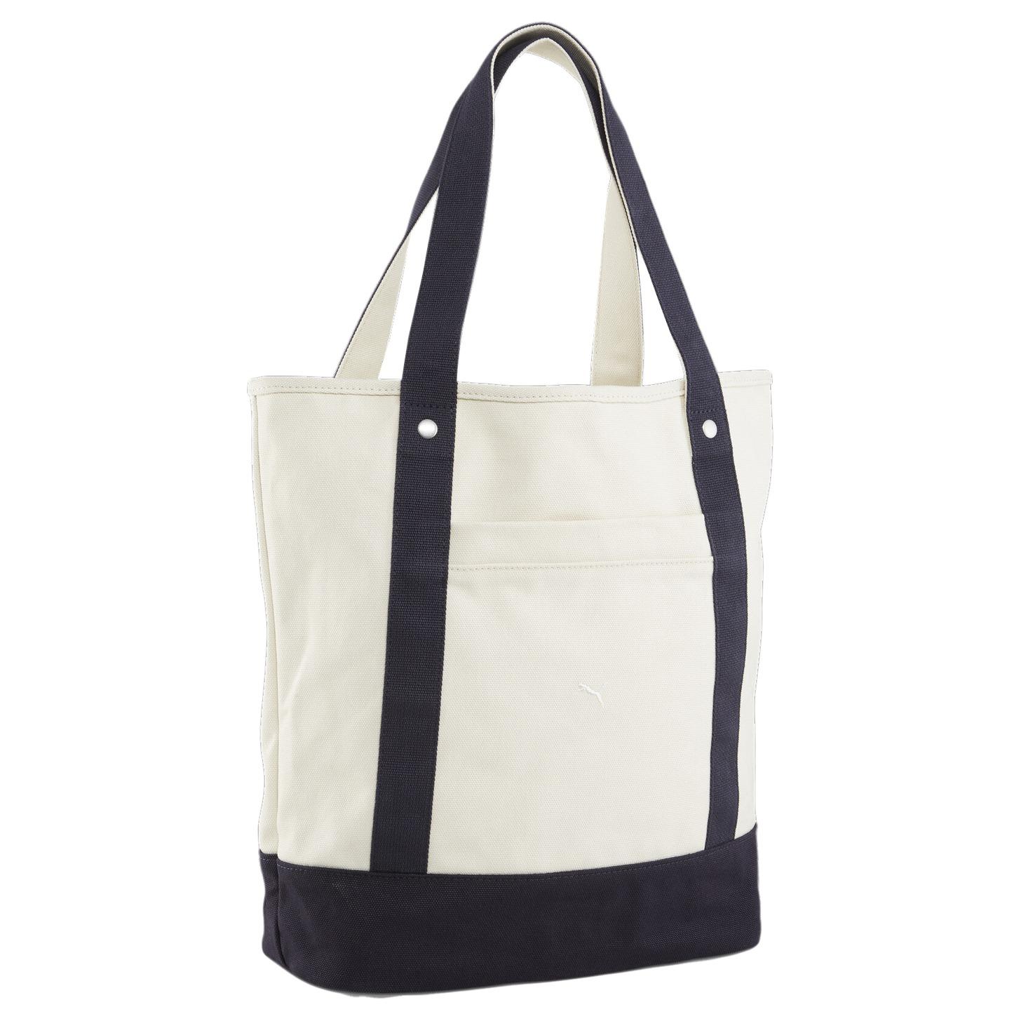 Сумка из ткани, повседневная сумка через плечо унисекс цвета экрю и тёмно-синего PUMA
Сумка из ткани, повседневная сумка через плечо унисекс цвета экрю и тёмно-синего PUMA