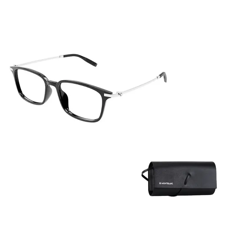 MONTBLANC Очки с прямоугольной оправой, Silver 
MONTBLANC Очки с прямоугольной оправой, Silver