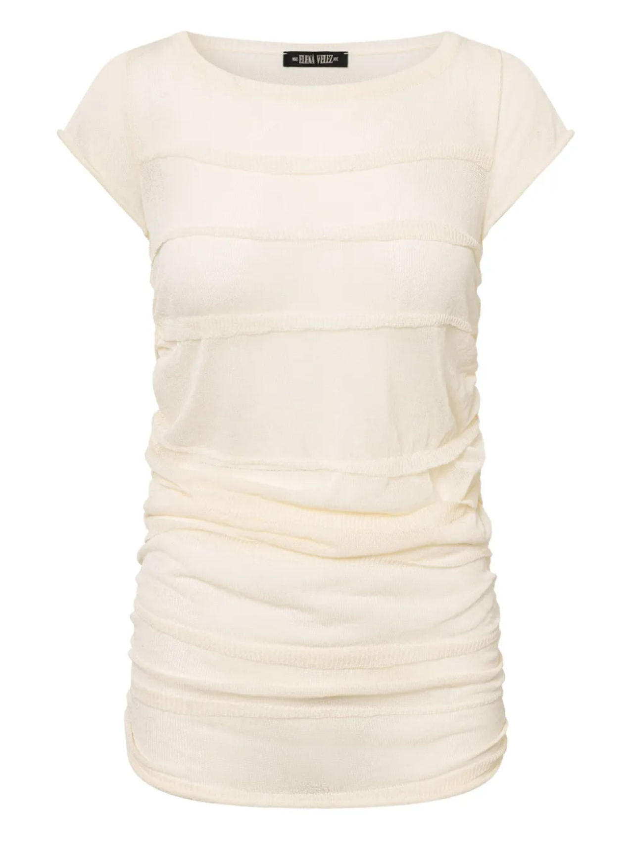 Футболка с рюшами Elena Velez, нейтральный
Футболка с рюшами Elena Velez, нейтральный