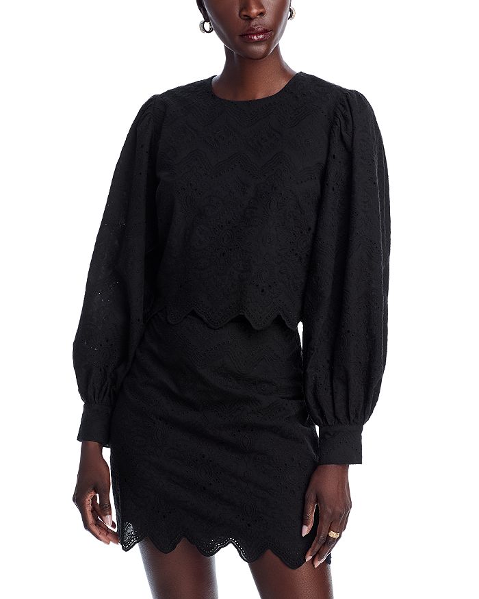 Топ с ажурными вставками - Exclusive AQUA, черный
Топ с ажурными вставками - Exclusive AQUA, черный