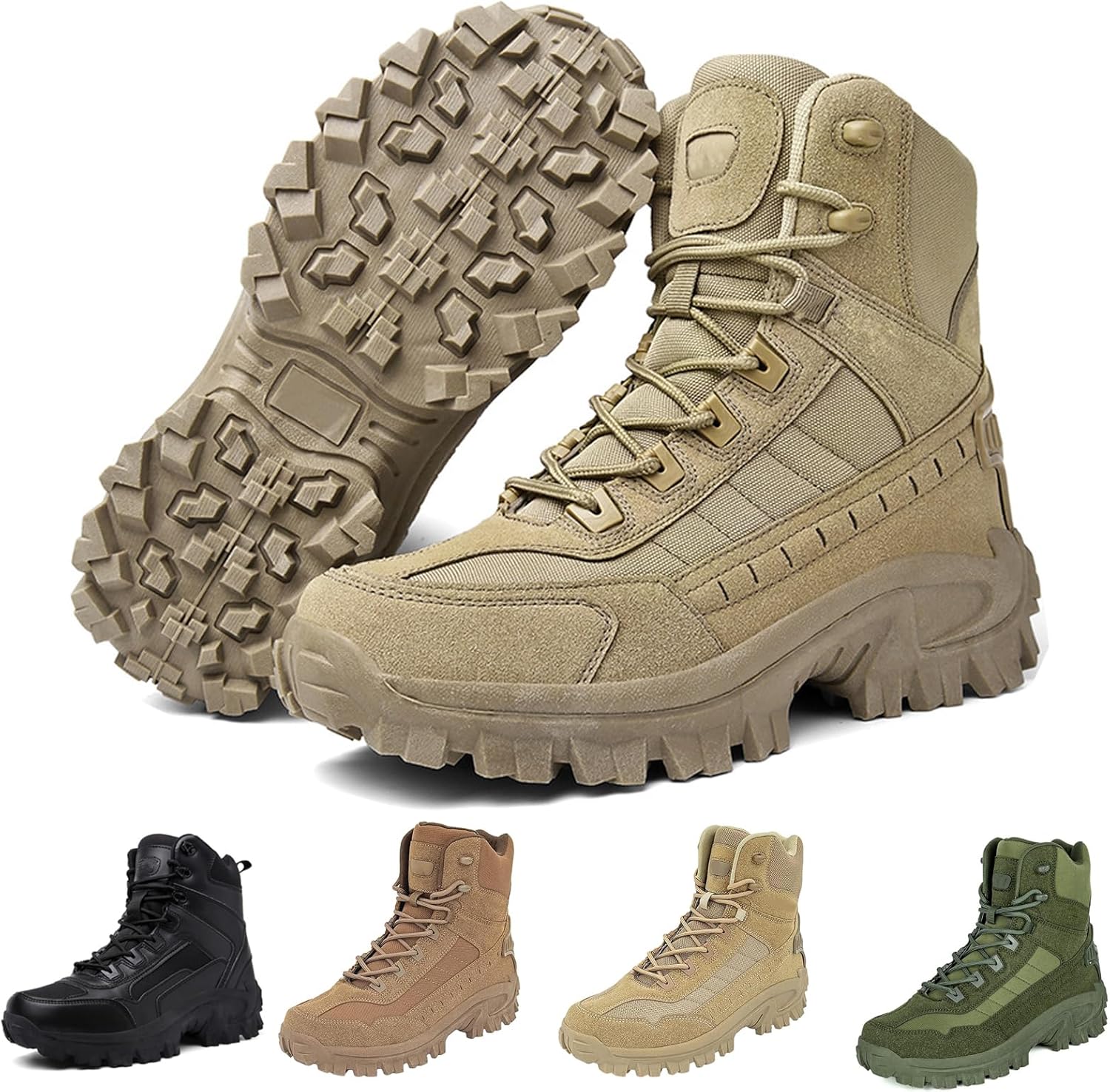Мужские боевые ботинки, ортопедические туристические ботинки с поддержкой свода стопы, водонепроницаемые противопрочные ботинки с боковой молнией, тактические ботинки для улицы, мотоцикла и работы Generic, хаки
Мужские боевые ботинки, ортопедические туристические ботинки с поддержкой свода стопы, водонепроницаемые противопрочные ботинки с боковой молнией, тактические ботинки для улицы, мотоцикла и работы Generic, хаки