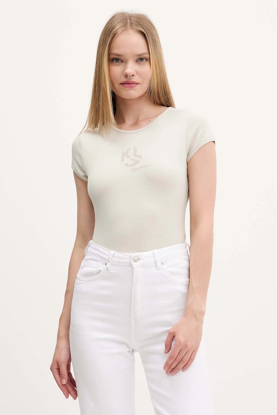 Футболка Karl Lagerfeld Jeans, бежевый
Футболка Karl Lagerfeld Jeans, бежевый