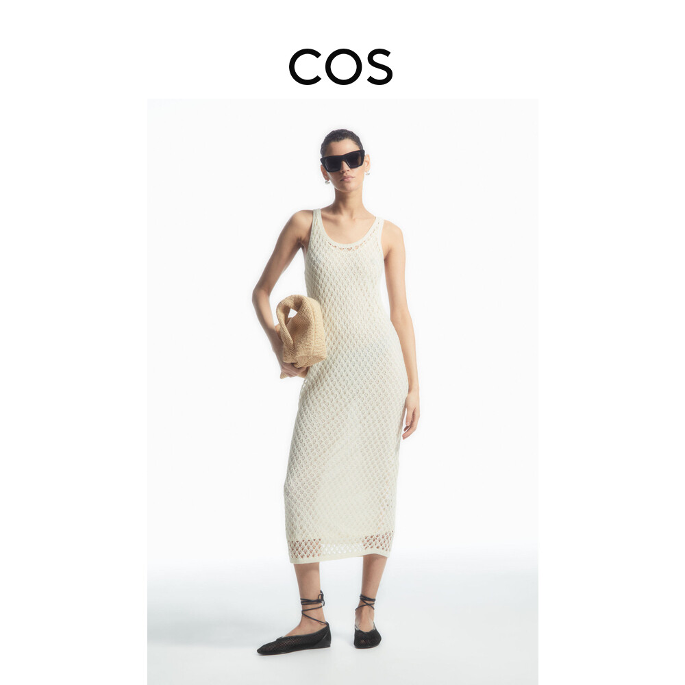 Трикотажное платье Cos без рукавов, бежевый
Трикотажное платье Cos без рукавов, бежевый