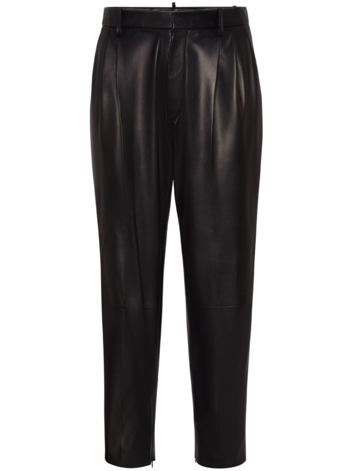 DSQUARED2 зауженные кожаные брюки, черный
DSQUARED2 зауженные кожаные брюки, черный