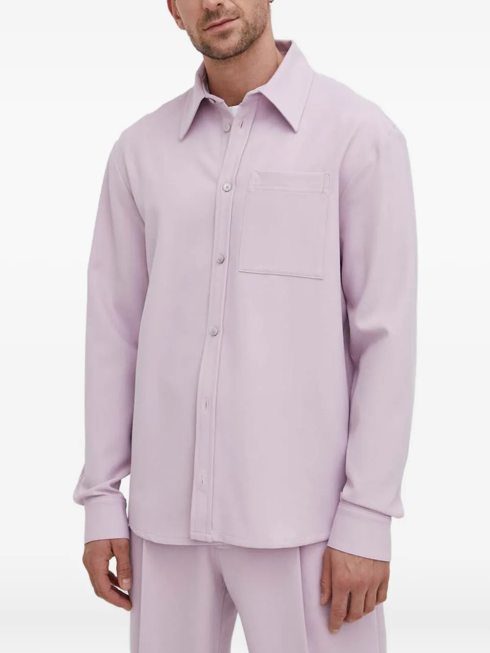 Рубашка с накладным карманом Won Hundred, фиолетовый
Рубашка с накладным карманом Won Hundred, фиолетовый