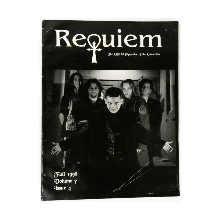 Журнал Vol. 6, #4 "Tales From The Dark, Love Unrequited, Dear S", Requiem - The Official Magazine of the Camarilla
Журнал Vol. 6, #4 "Tales From The Dark, Love Unrequited, Dear S", Requiem - The Official Magazine of the Camarilla