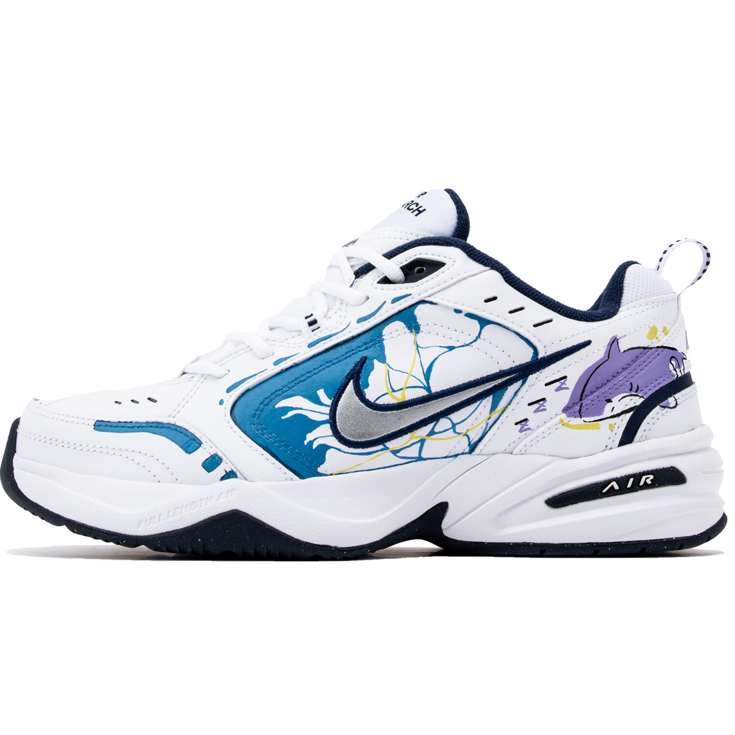 Кроссовки Nike Air Monarch 4 Chunky Sneakers Unisex Low-top Blue/white, синий/белый
Кроссовки Nike Air Monarch 4 Chunky Sneakers Unisex Low-top Blue/white, синий/белый