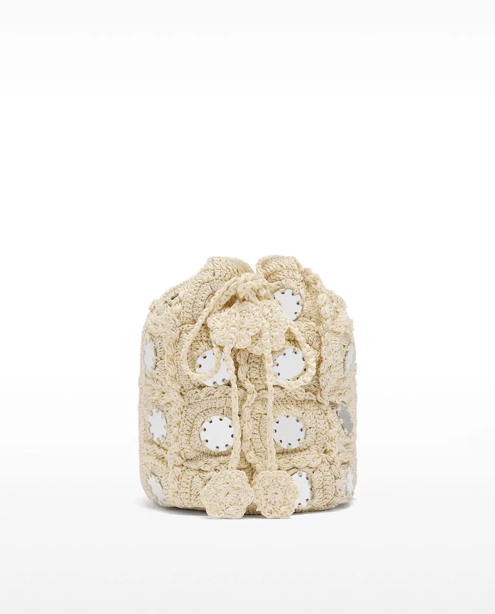 Сумка для вечеринки, трансформирующаяся в сумку через плечо, в стиле конфетницы из сетки с зеркальными деталями Parfois, пастельно-розовый