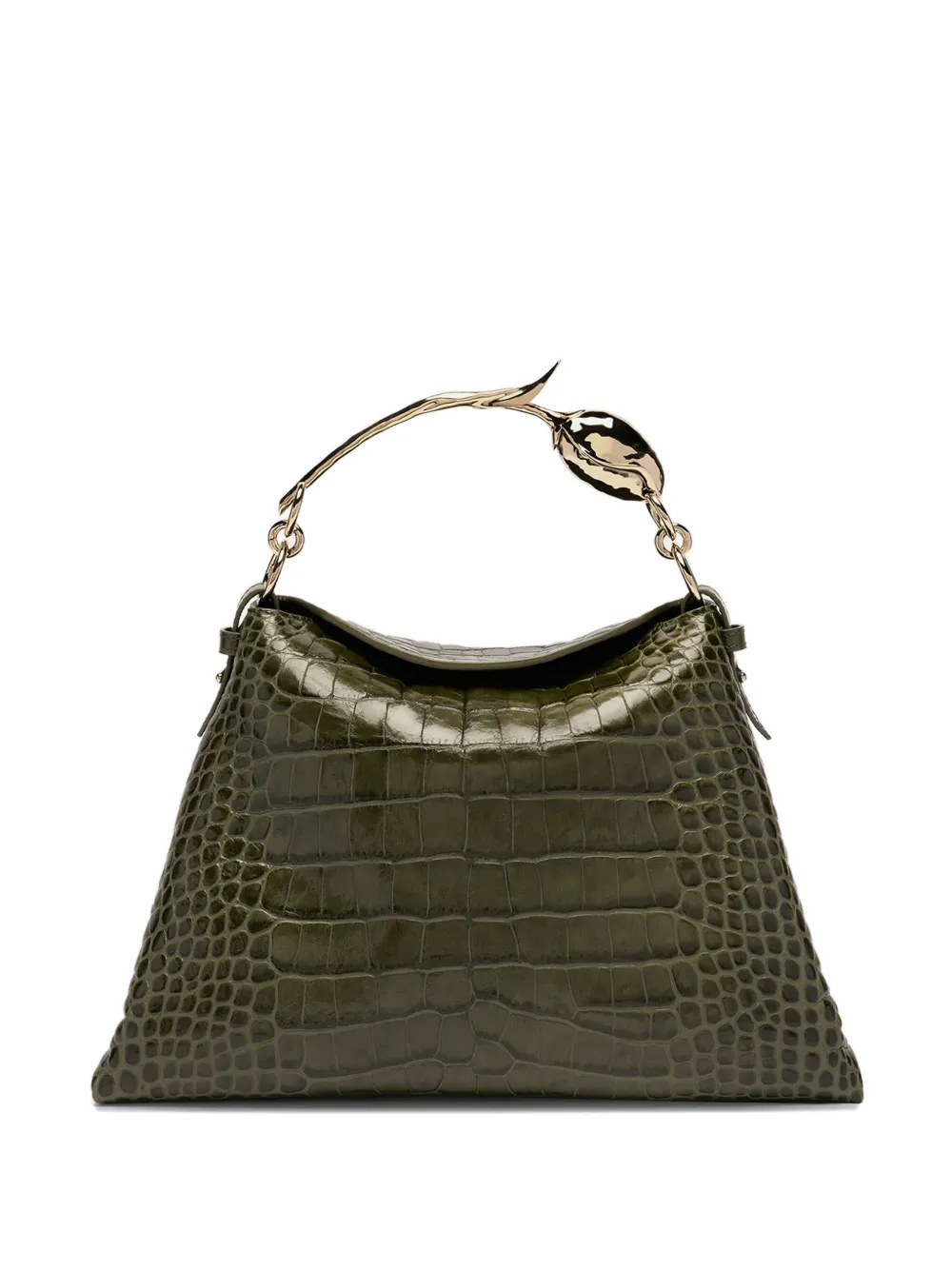 Большая сумка на плечо Bloom с тиснением под кожу крокодила ERDEM, зеленый
Большая сумка на плечо Bloom с тиснением под кожу крокодила ERDEM, зеленый