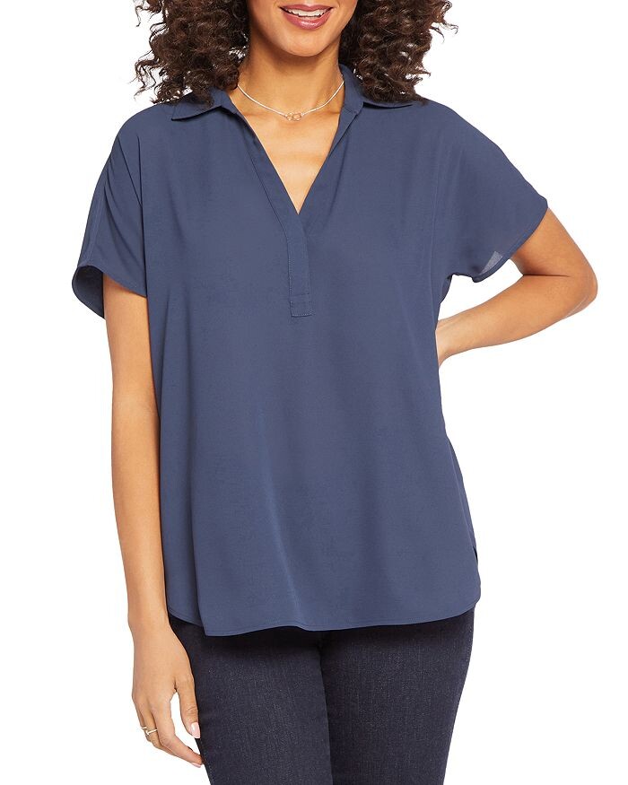 Блузка с короткими рукавами и принтом Becky NYDJ 
Блузка с короткими рукавами и принтом Becky NYDJ