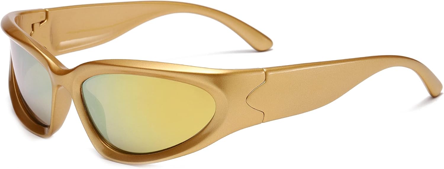 Овальные солнцезащитные очки Cyxus Y2k для женщин, футуристические солнцезащитные очки с обтекаемой формой для женщин и мужчин, модные спортивные солнцезащитные очки Swift Oval 1084, 08 - Y2k Wraparound Sunglasses
Овальные солнцезащитные очки Cyxus Y2k для женщин, футуристические солнцезащитные очки с обтекаемой формой для женщин и мужчин, модные спортивные солнцезащитные очки Swift Oval 1084, 08 - Y2k Wraparound Sunglasses