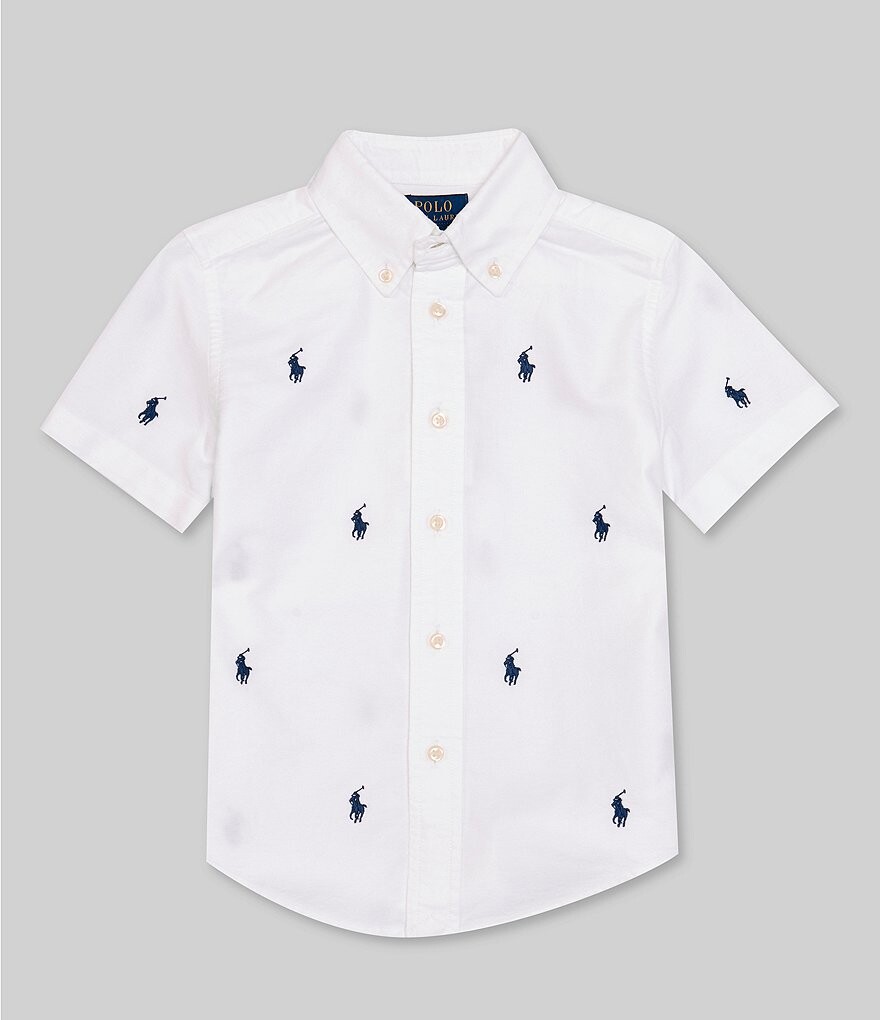 Рубашка поло с короткими рукавами для мальчиков Polo Ralph Lauren Little Boys 2T-7, белый
Рубашка поло с короткими рукавами для мальчиков Polo Ralph Lauren Little Boys 2T-7, белый