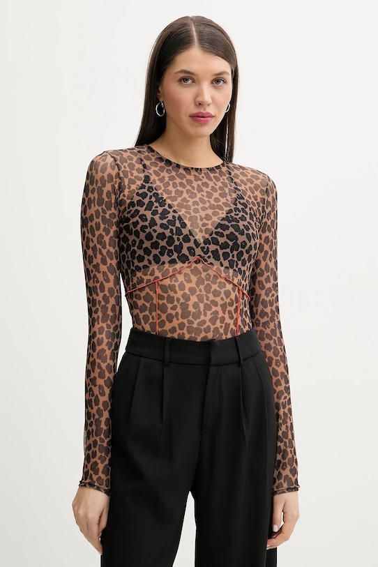 Лонгслив Never Fully Dressed, коричневый
Лонгслив Never Fully Dressed, коричневый