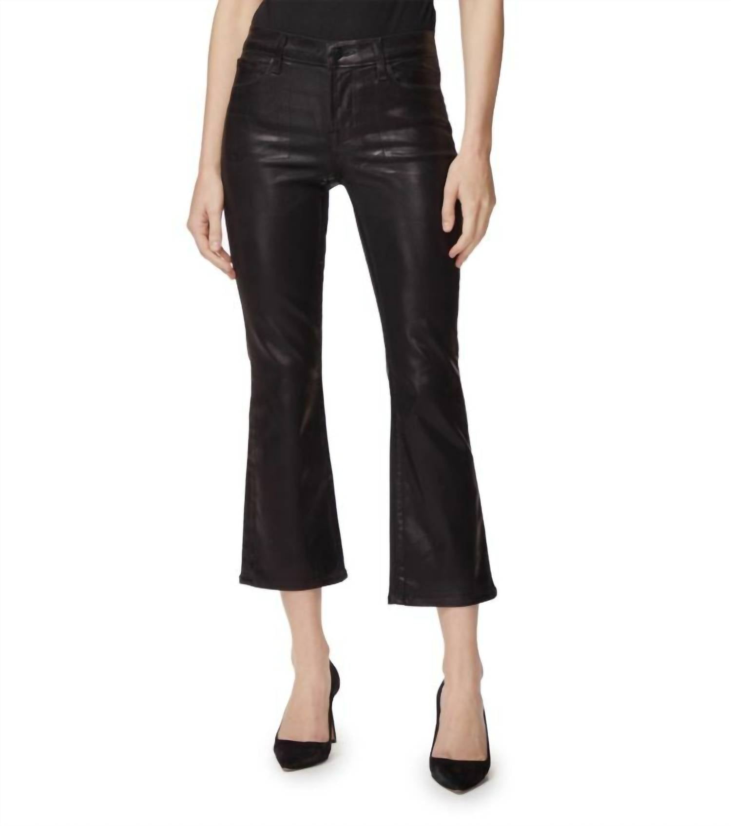 Джинсы клеш с посадкой средней посадки Selena Coated Crop Bootcut в цвете Galactic Black J Brand
Джинсы клеш с посадкой средней посадки Selena Coated Crop Bootcut в цвете Galactic Black J Brand
