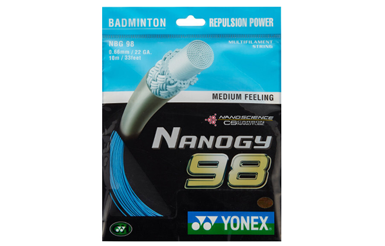 Струны для бадминтонной ракетки Unisex NBG98CH 2 шт YONEX, синий
Струны для бадминтонной ракетки Unisex NBG98CH 2 шт YONEX, синий