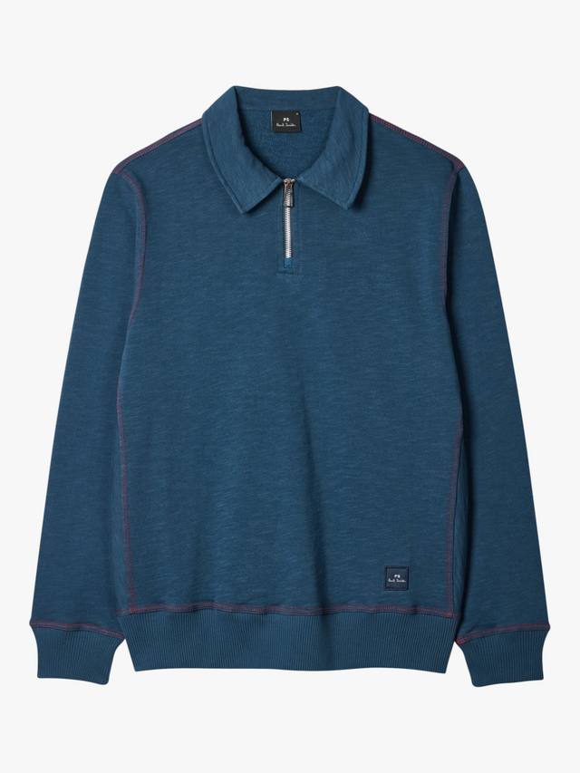 Полузастёгивающаяся поло из хлопковой смеси Paul Smith, Blue
Полузастёгивающаяся поло из хлопковой смеси Paul Smith, Blue