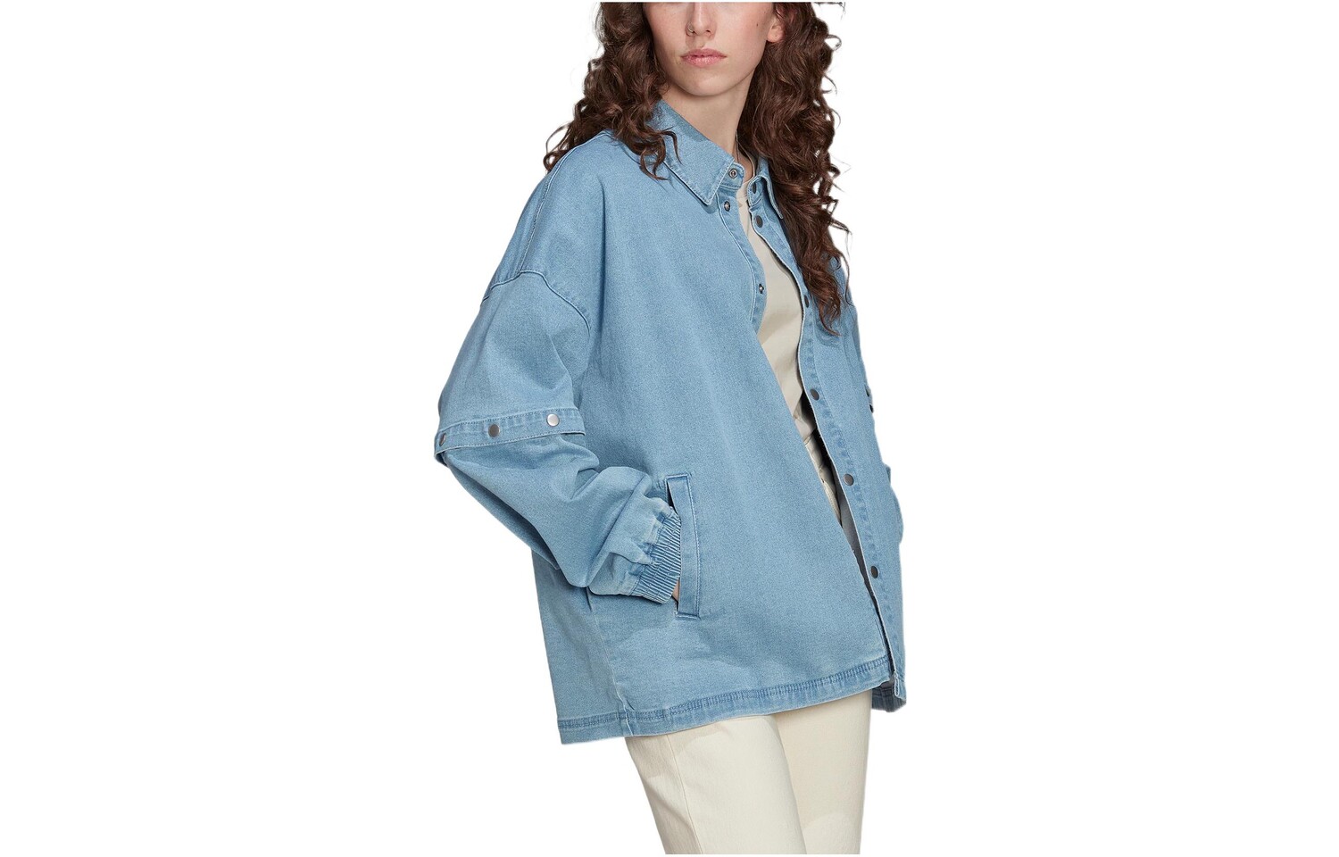 Женская джинсовая куртка Adidas Originals, цвет Серый синий
Женская джинсовая куртка Adidas Originals, цвет Серый синий