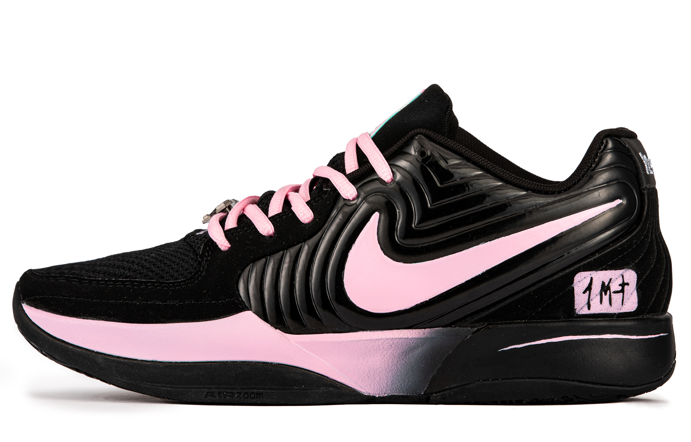 Nike Баскетбольные кроссовки Ja 2 с амортизацией, износостойкие, низкие, мужские, цвет: черный, розовый 
Nike Баскетбольные кроссовки Ja 2 с амортизацией, износостойкие, низкие, мужские, цвет: черный, розовый