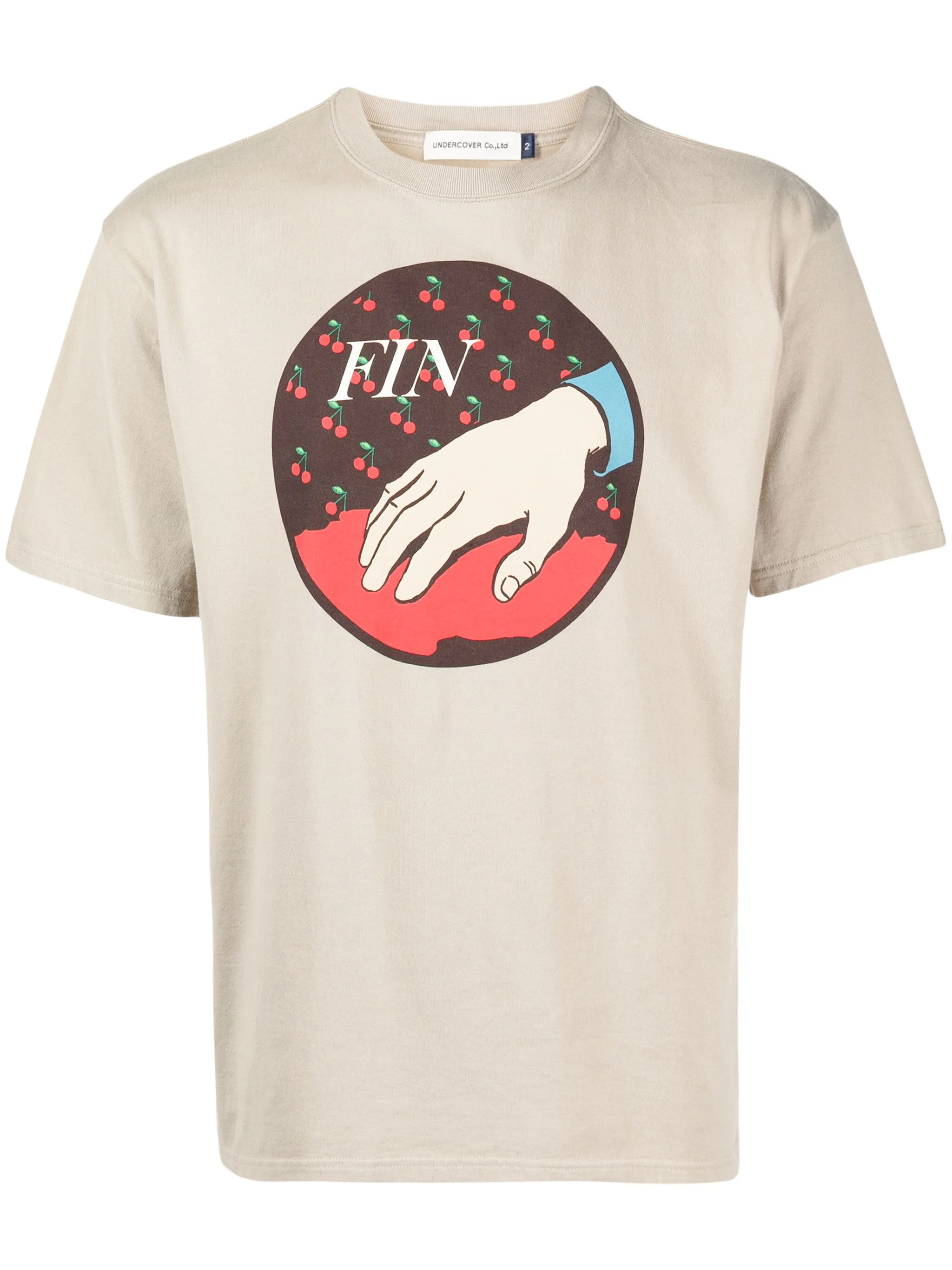 Хлопковая футболка с графическим принтом Undercover, коричневый
Хлопковая футболка с графическим принтом Undercover, коричневый