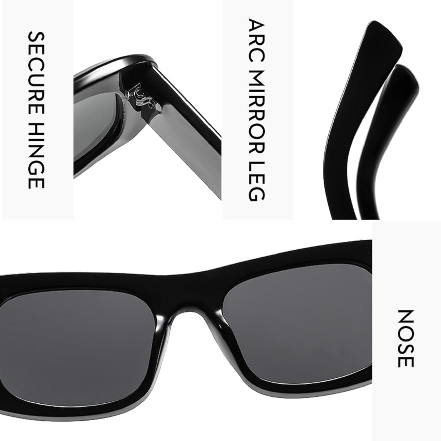 Солнцезащитные очки Melrose Rectangle Punk для женщин, роскошные винтажные квадратные солнцезащитные очки в стиле Y2K с защитой от УФ-излучения UV400, желтые, модель 3932, Amber Green
Солнцезащитные очки Melrose Rectangle Punk для женщин, роскошные винтажные квадратные солнцезащитные очки в стиле Y2K с защитой от УФ-излучения UV400, желтые, модель 3932, Amber Green