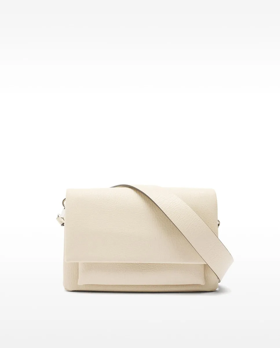 Женская сумка через плечо с клапаном и магнитной застежкой из однотонной ткани Parfois, светло-бежевый
Женская сумка через плечо с клапаном и магнитной застежкой из однотонной ткани Parfois, светло-бежевый