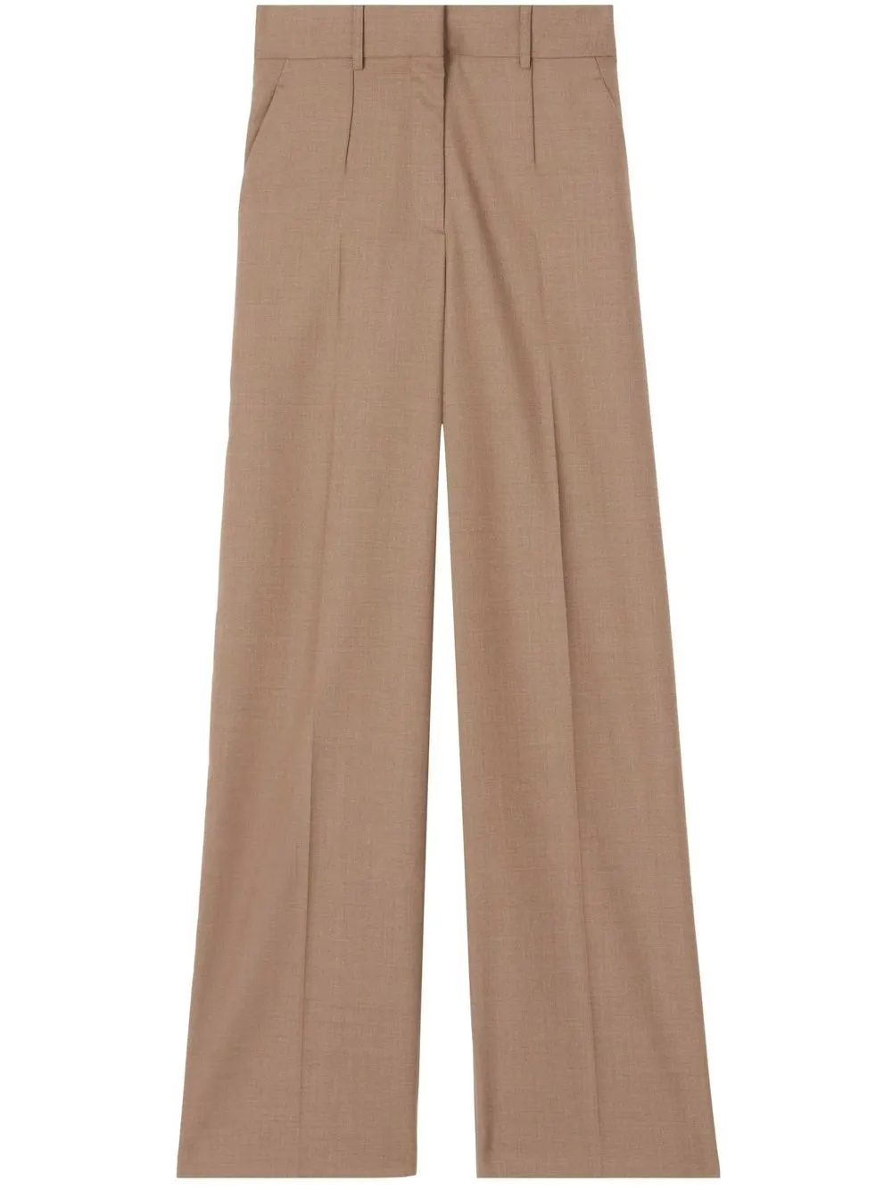 Шерстяные брюки широкого кроя BURBERRY, нейтральный
Шерстяные брюки широкого кроя BURBERRY, нейтральный