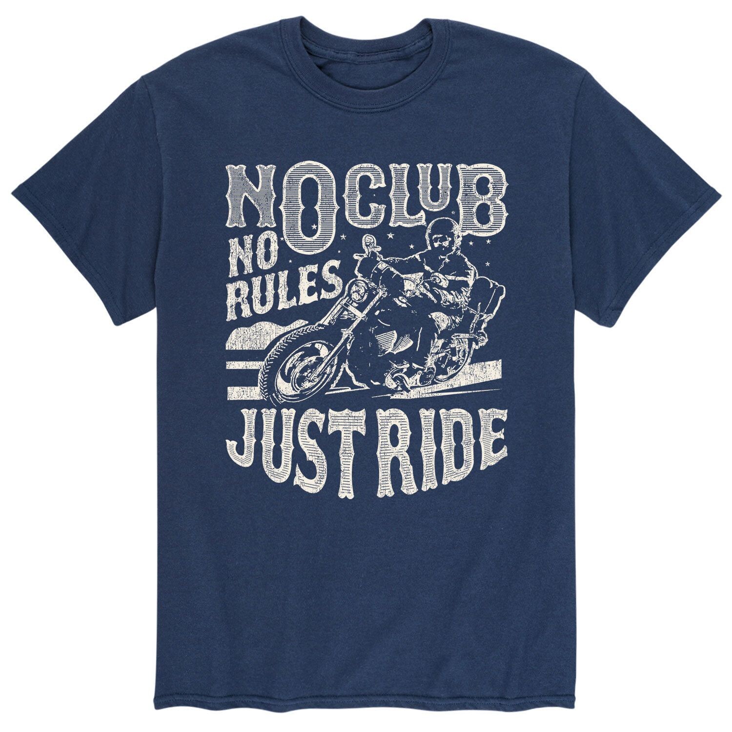 Мужская футболка No Club No Rules Just Ride Licensed Character
Мужская футболка No Club No Rules Just Ride Licensed Character