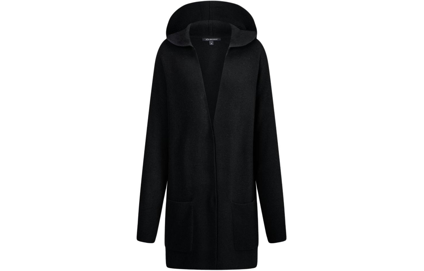 Трикотажная футболка женская черная ARMANI EXCHANGE
Трикотажная футболка женская черная ARMANI EXCHANGE