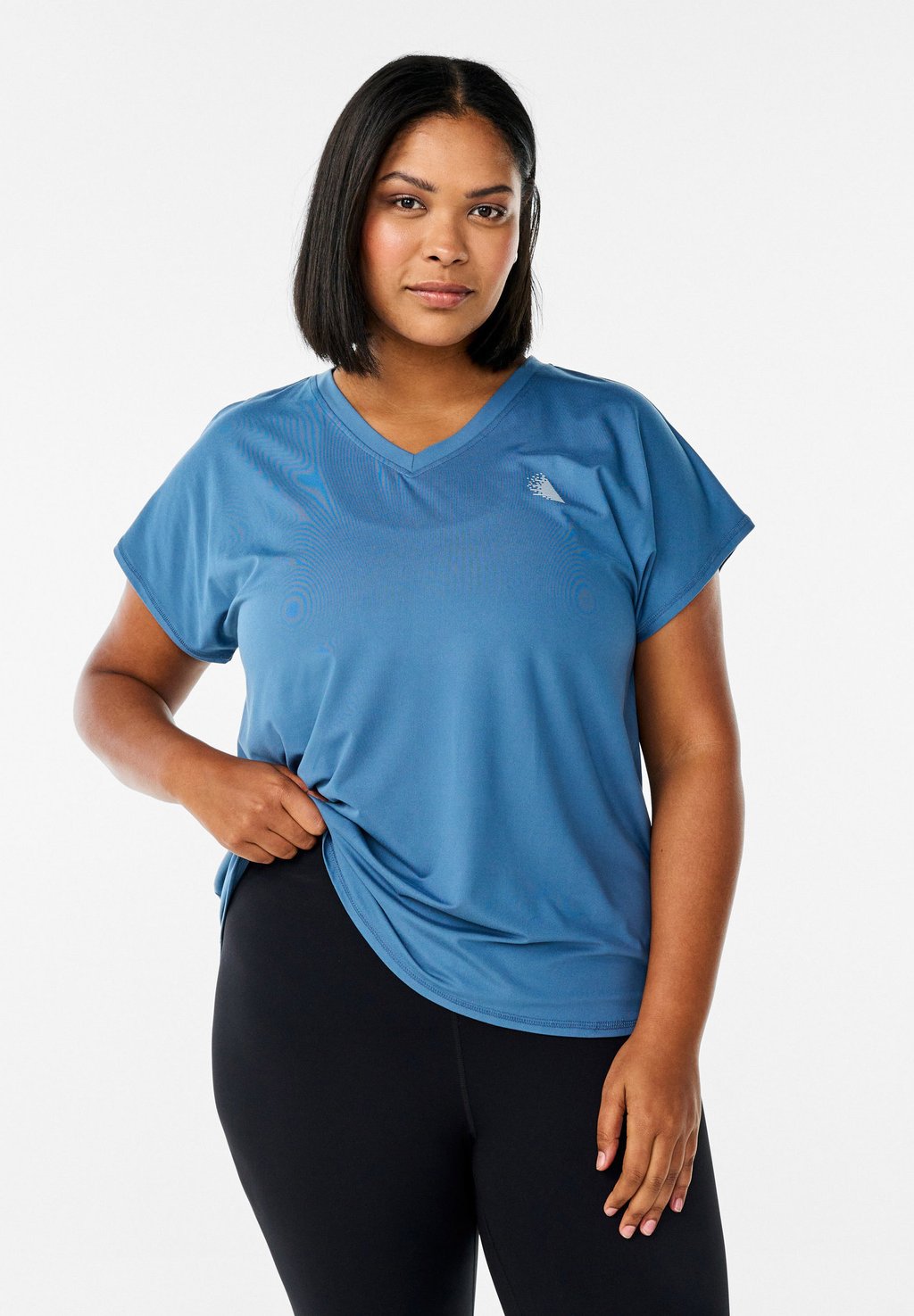 Базовая футболка MIT V-AUSSCHNITT UND ÄRMELN Active by Zizzi, светло-голубой
Базовая футболка MIT V-AUSSCHNITT UND ÄRMELN Active by Zizzi, светло-голубой