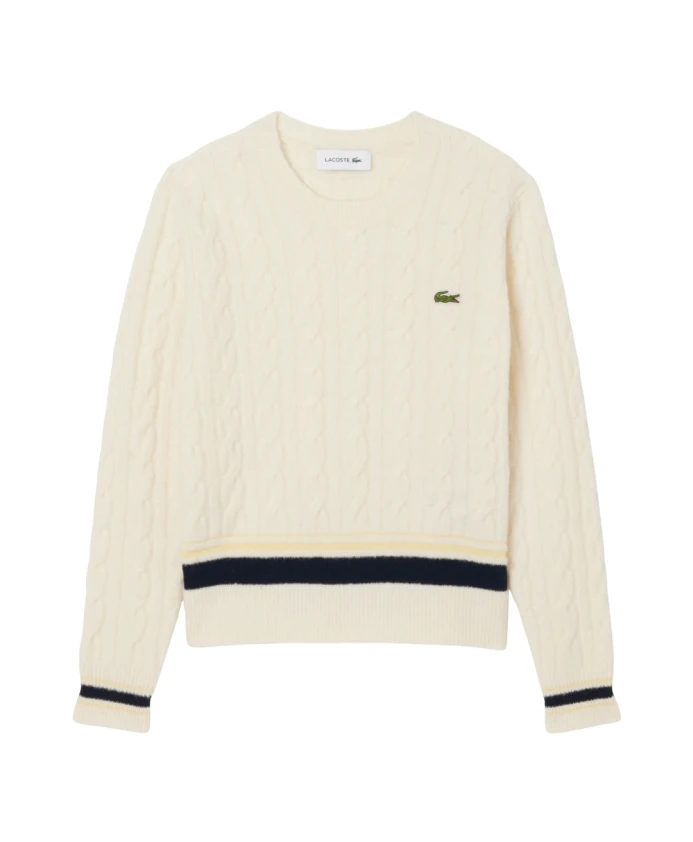 Свитер крупной вязки Lacoste, бежевый
Свитер крупной вязки Lacoste, бежевый