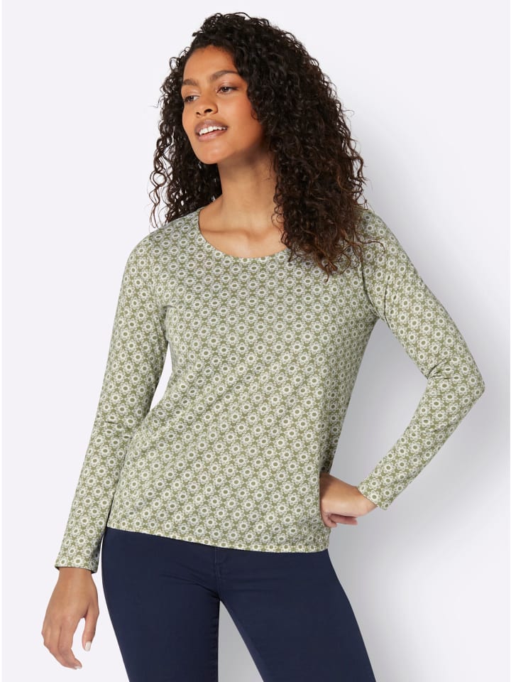 Рубашка с длинными рукавами с принтом цвета тростника и экрю WITT WEIDEN
Рубашка с длинными рукавами с принтом цвета тростника и экрю WITT WEIDEN