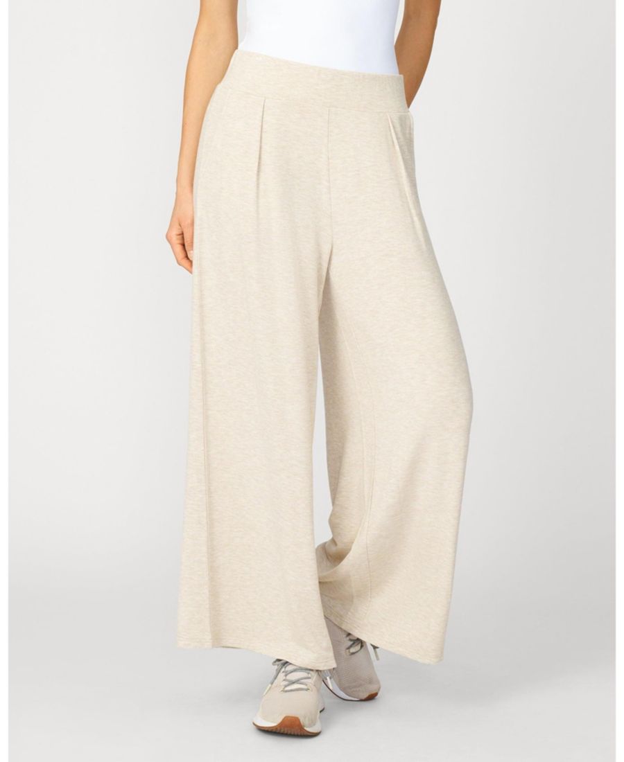 Укороченные широкие брюки из ультрамягкой махровой ткани Cable & Gauge, Beige heather
Укороченные широкие брюки из ультрамягкой махровой ткани Cable & Gauge, Beige heather