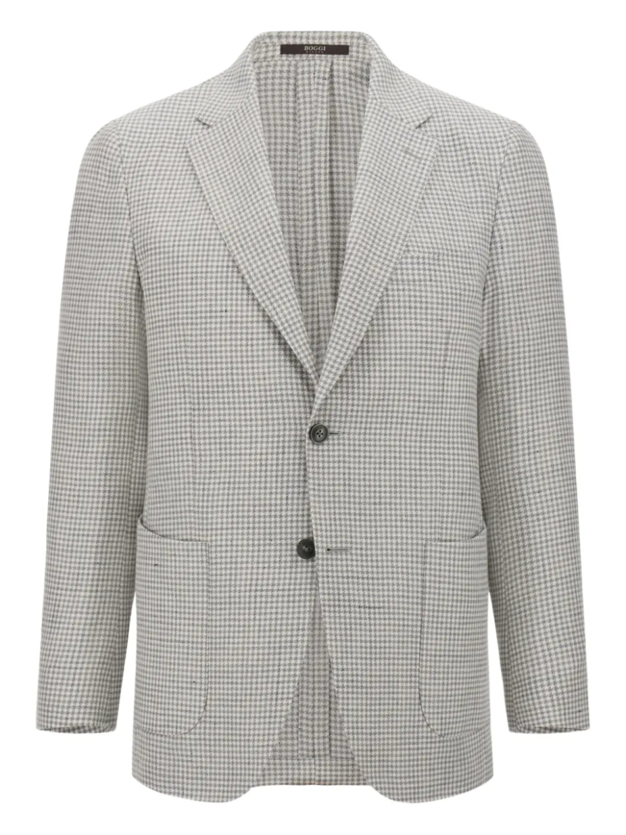 Куртка с узором «гусиная лапка» из льна и шерсти Boggi Milano, серый
Куртка с узором «гусиная лапка» из льна и шерсти Boggi Milano, серый