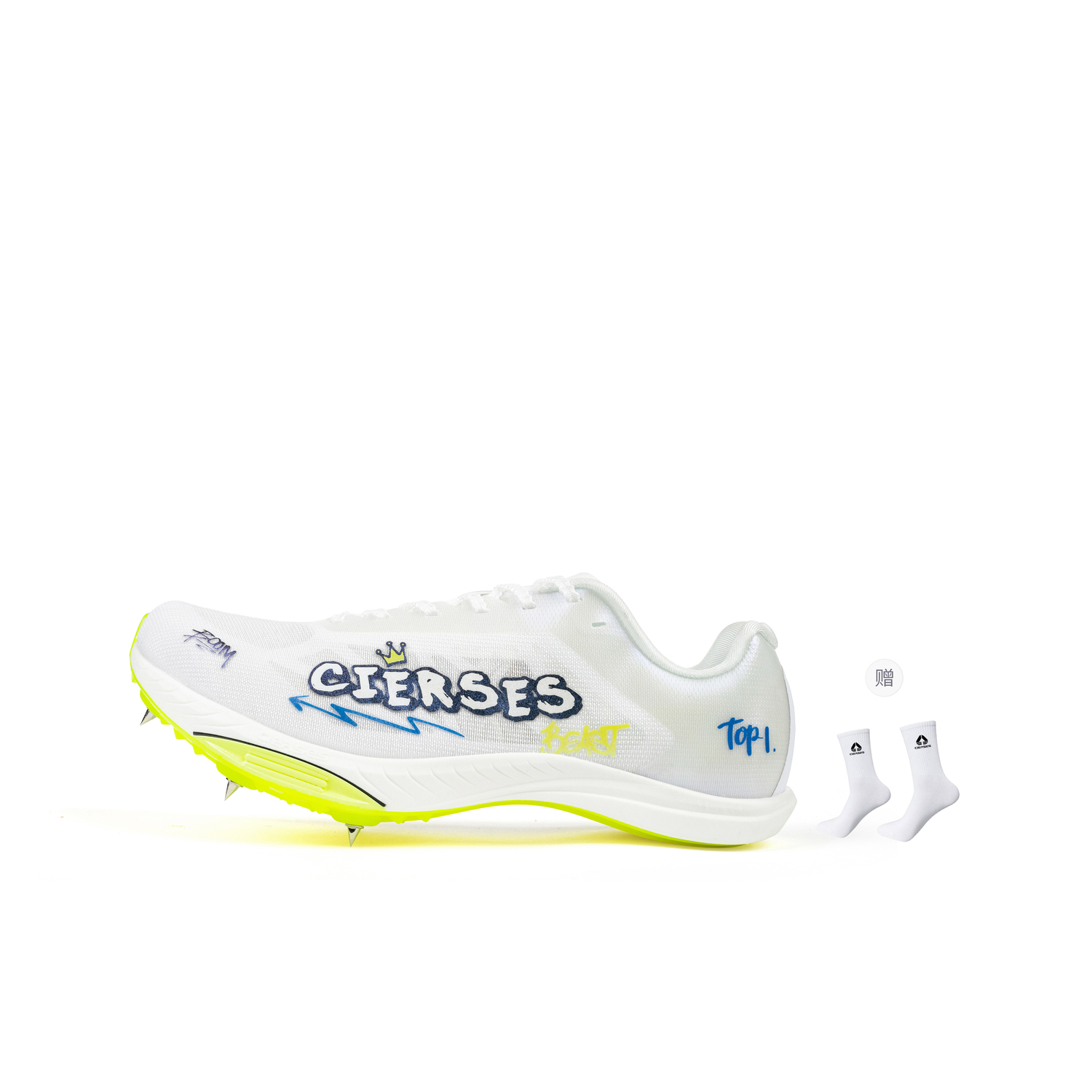 Низкие кроссовки Sprint Racing Training Running Shoes Unisex белые лимон CIERSES, белый Lemon Comes with Socks
Низкие кроссовки Sprint Racing Training Running Shoes Unisex белые лимон CIERSES, белый Lemon Comes with Socks