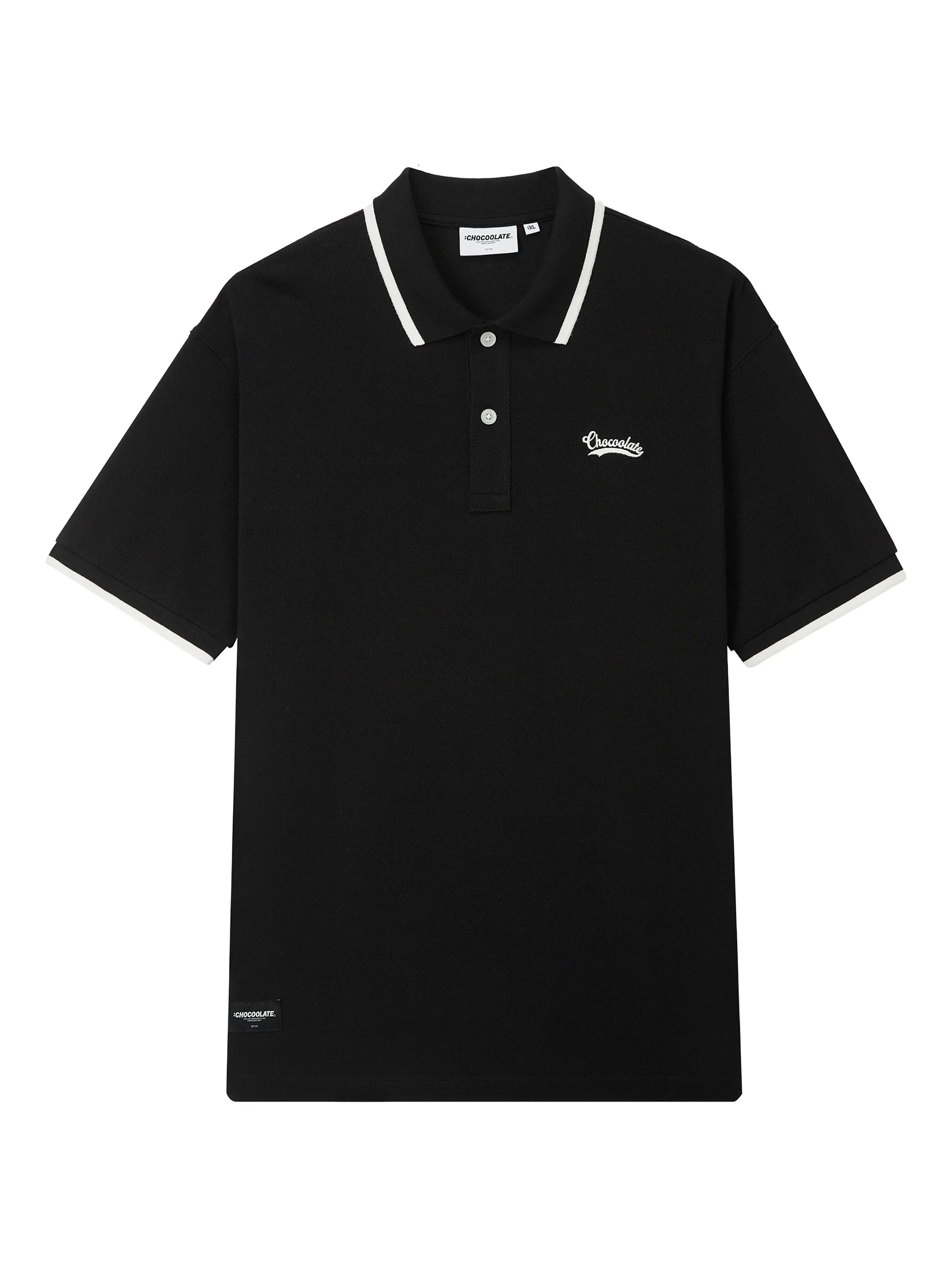 Рубашка поло с вышитым логотипом Chocoolate, черный
Рубашка поло с вышитым логотипом Chocoolate, черный