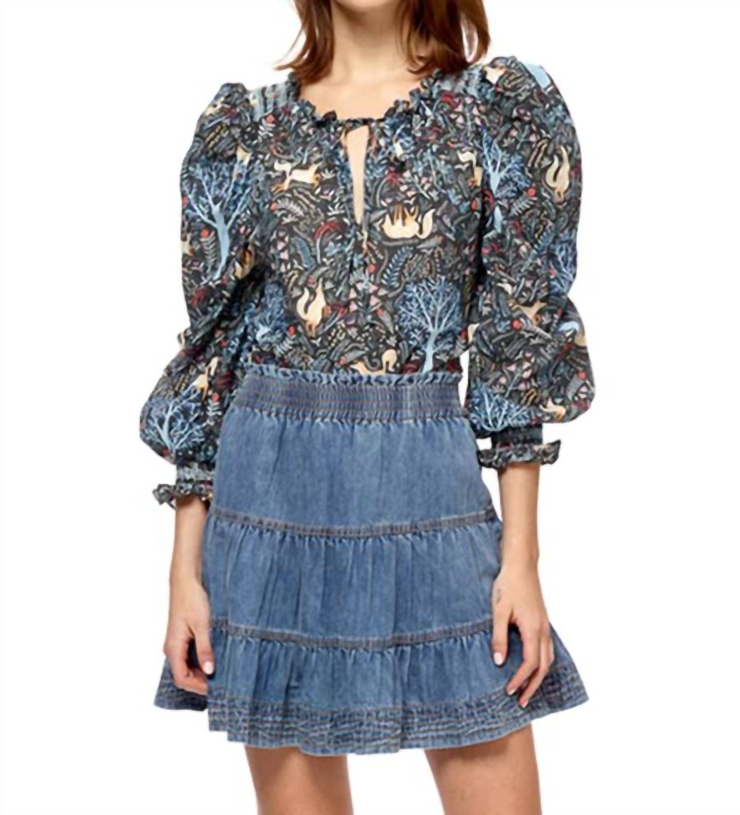 Мини-юбка Jenna из выстиранного денима Stellah, цвет washed denim
Мини-юбка Jenna из выстиранного денима Stellah, цвет washed denim