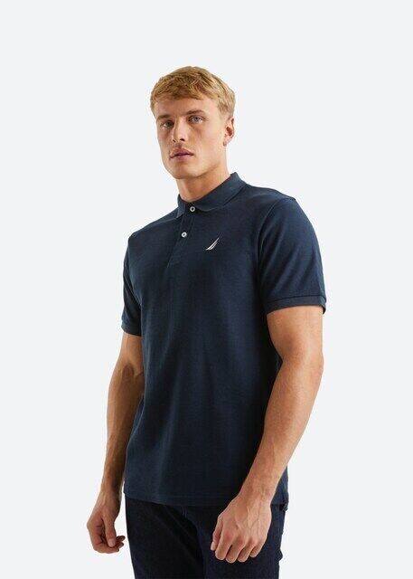 Мужская хлопковая рубашка-поло с короткими рукавами Nautica, синий
Мужская хлопковая рубашка-поло с короткими рукавами Nautica, синий