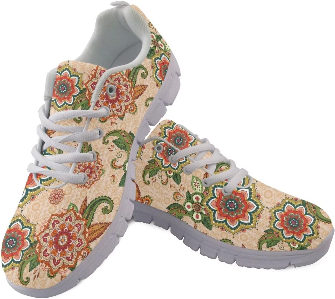 Кроссовки Jeiento для бега, модные и дышащие, для женщин и мужчин, с мягкой амортизацией, спортивные кроссовки для ходьбы и тренировок в спортзале, Retro Boho Hippie Flower
Кроссовки Jeiento для бега, модные и дышащие, для женщин и мужчин, с мягкой амортизацией, спортивные кроссовки для ходьбы и тренировок в спортзале, Retro Boho Hippie Flower